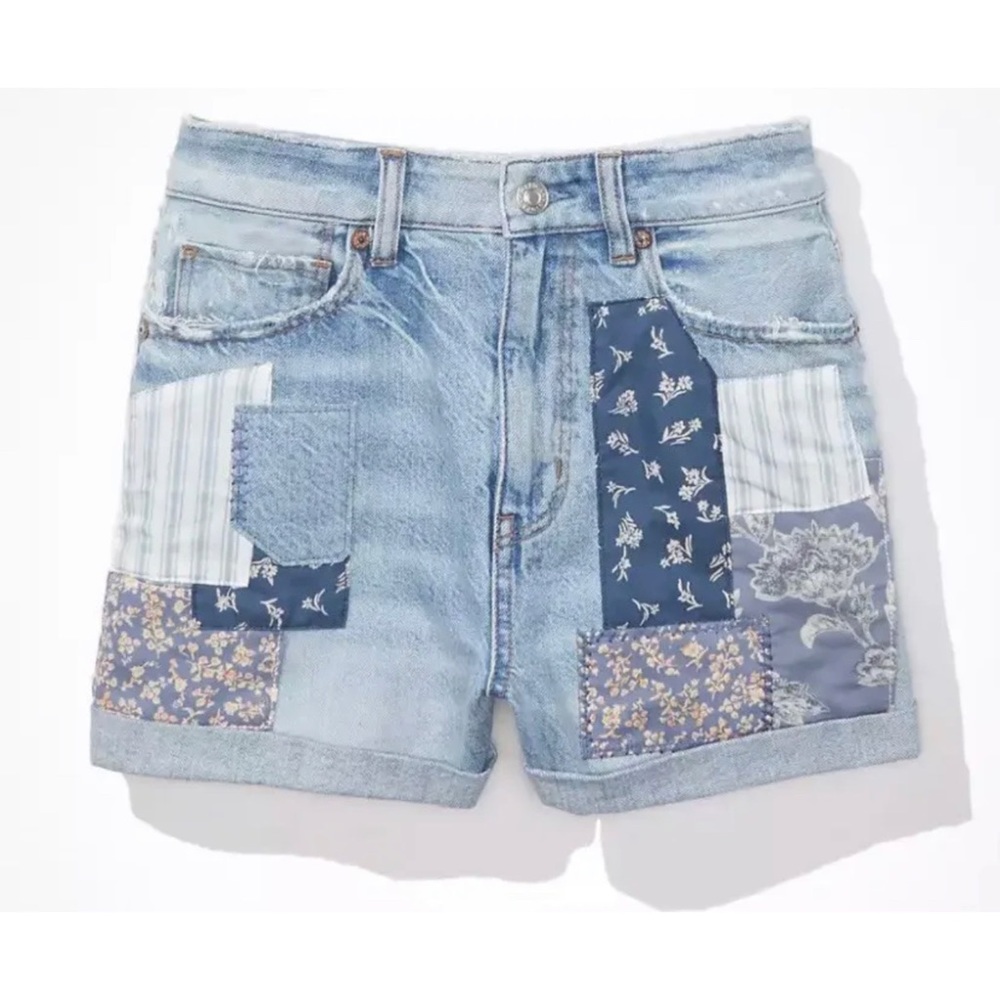 NWT American Eagle Comfort Stretch Waistband Mom Shorts